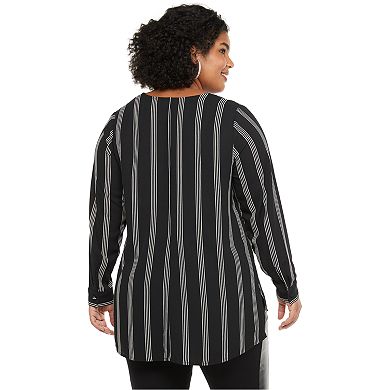 Plus Size EVRI™ High-Low Hem Tunic