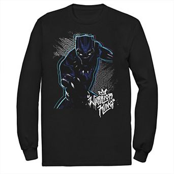 Men's Marvel Black Panther Warrior King Color Pop Claw Tee