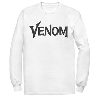 Men's Marvel Venom Logo Black Simple Title Tee