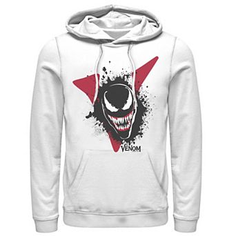 Men's Marvel Venom Big V Face Paint Splatter Hoodie