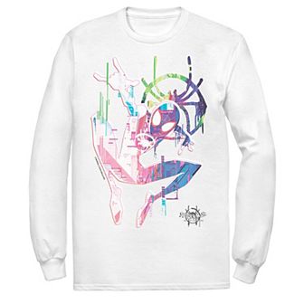 Men's Marvel Spiderverse Watercolor Spidey Pose Tee
