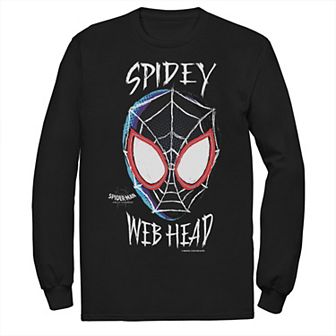 Men's Marvel Spiderverse Spidey Web Head Tee