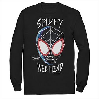 Men's Marvel Spiderverse Spidey Web Head Tee