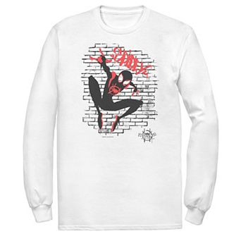 Men's Marvel Spiderverse Spider-Man Graffiti Tee
