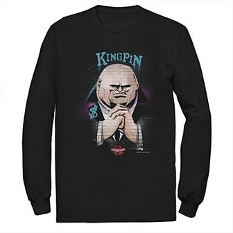 Men's Marvel Spider-Man: Into The Spider-Verse Kingpin Graffiti Tee