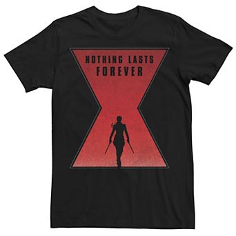 Men's Marvel Black Widow Nothing Lasts Forever Tee