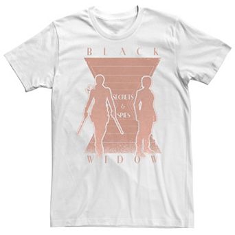 Men's Marvel Black Widow Secrets And Spies Tee