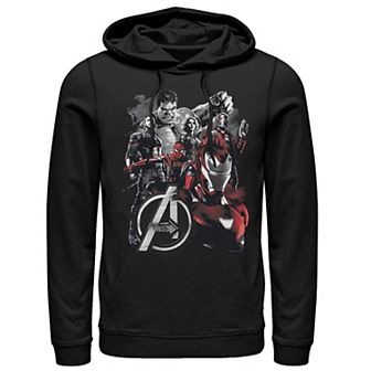Men's Marvel Infinity War Avengers Grunge Logo Hoodie