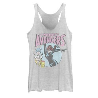 Juniors' Marvel The Mighty Avengers Retro Comic Group Graphic Tank Top