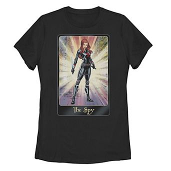 Juniors' Marvel The Black Widow The Spy Tee