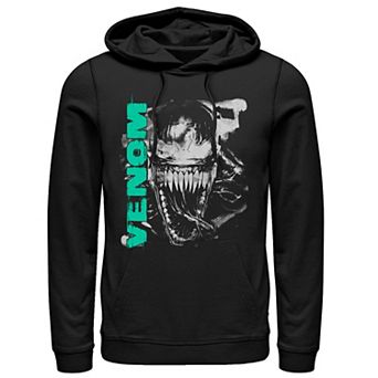 Men's Marvel Venom White Splattered Epic Face Painted Hoodie