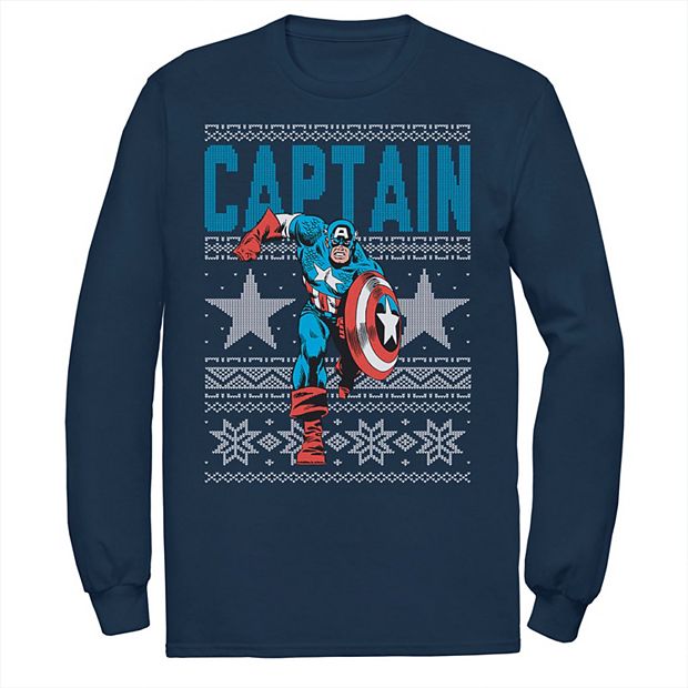 Ugly sweater outlet captain america