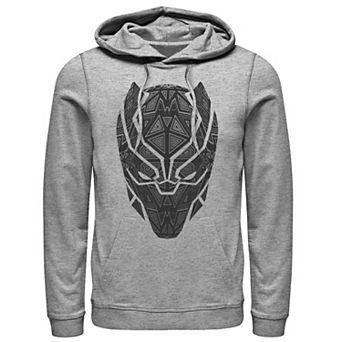 Men's Marvel Black Panther Geometric Prism Mask Hoodie