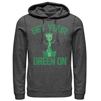 Men's Marvel Groot Guardians of The Galaxy St. Paddy's Hoodie