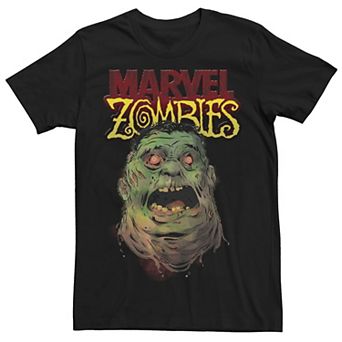 Men's Marvel Zombies The Hulk Zombie Head Tee