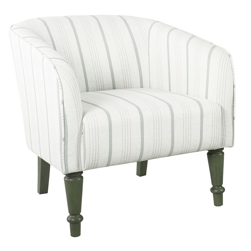 HomePop Traditional Barrel Chair, Grey