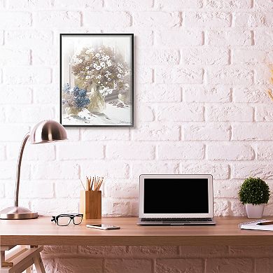 Stupell Home Decor Flower Vase Framed Wall Art