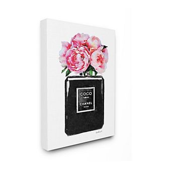 Stupell Home Decor Glam Perfume Flower Peony Canvas Wall Art