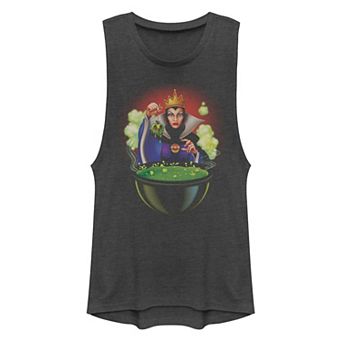 Disney Villains Juniors' Evil Queen Cauldron Muscle Tank Top