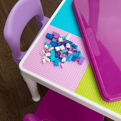 Humble Crew 2-in-1 Square Construction Table & 4 Chair