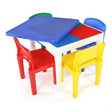 Humble Crew 2-in-1 Square Construction Table & 4 Chair