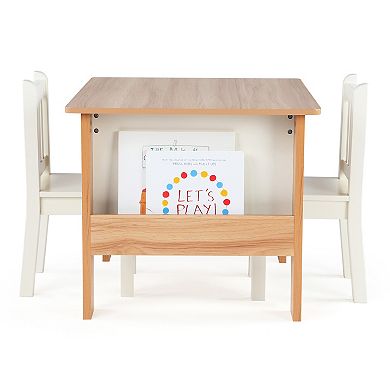 Humble Crew Wood Kids Table & 2 Chairs