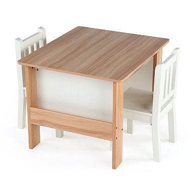 Humble Crew Wood Kids Table & 2 Chairs