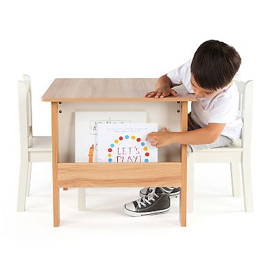 Humble Crew Wood Kids Table & 2 Chairs