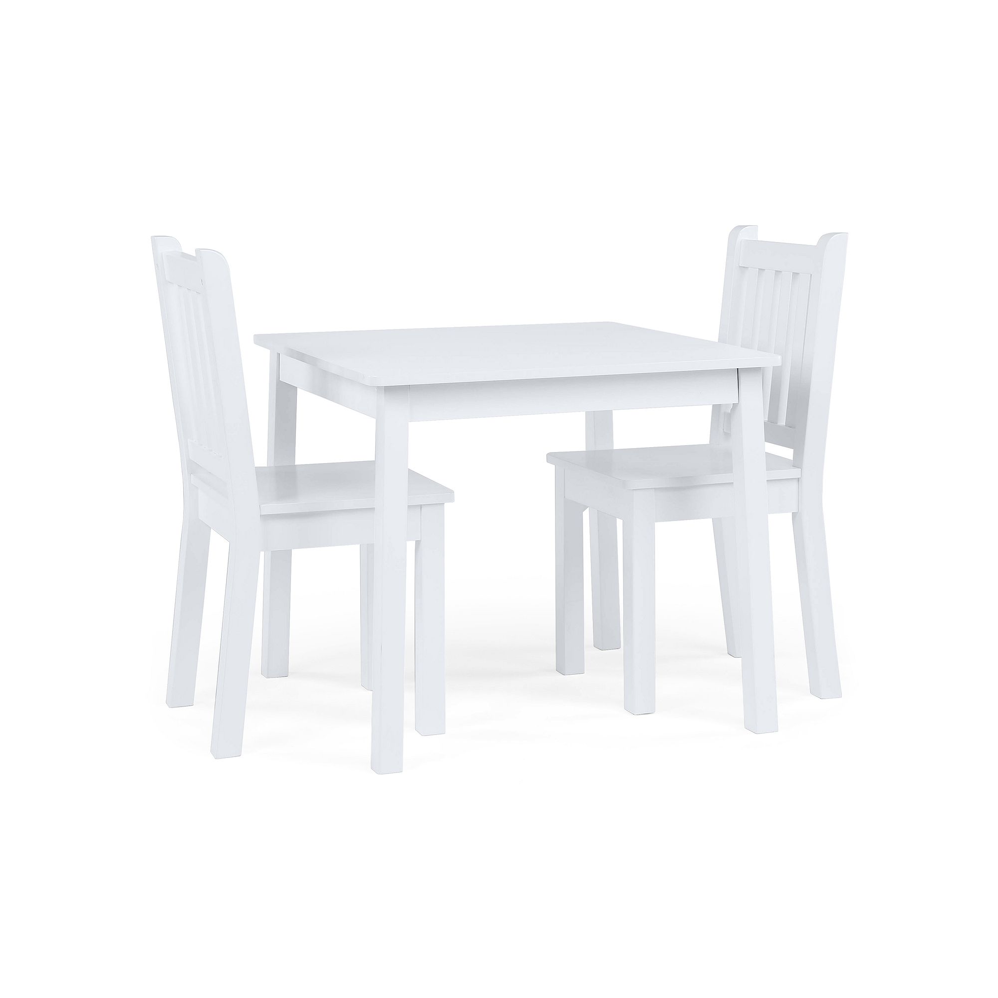 Humble Crew Wood Big Kids Table & 2 Chairs, Multi