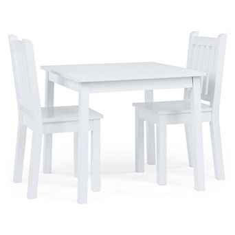 Humble Crew Wood Big Kids Table & 2 Chairs