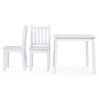 Humble Crew Wood Big Kids Table & 2 Chairs