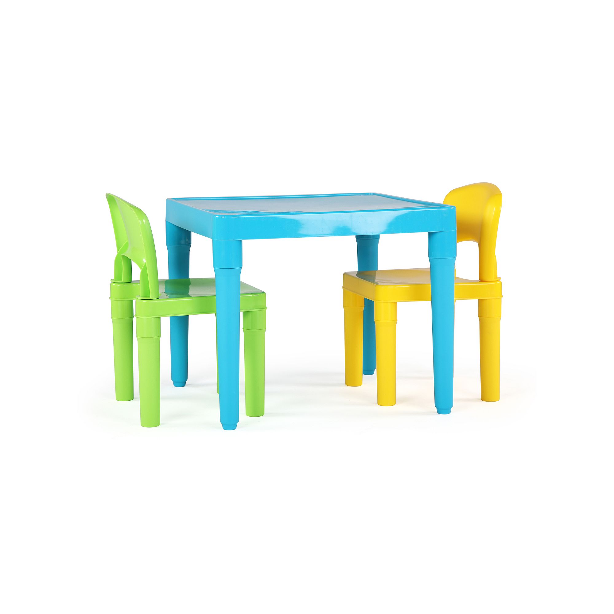 Humble Crew Plastic Table & 2 Chairs Set, Multi