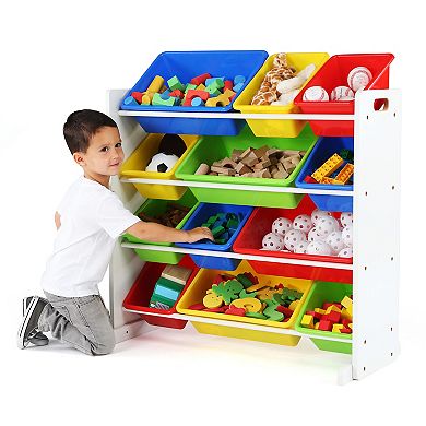 Humble Crew 12-Bin Kids Toy Storage Organizer