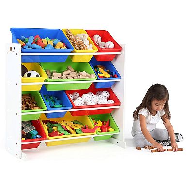 Humble Crew 12-Bin Kids Toy Storage Organizer