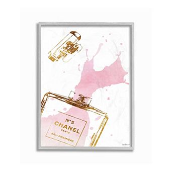 Stupell Home Decor Glam Perfume Splash Framed Wall Art