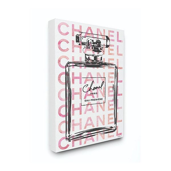 Stupell Home Decor Glam Perfume Typography Canvas Wall Art