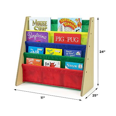 Humble Crew Kids Wood Book Rack