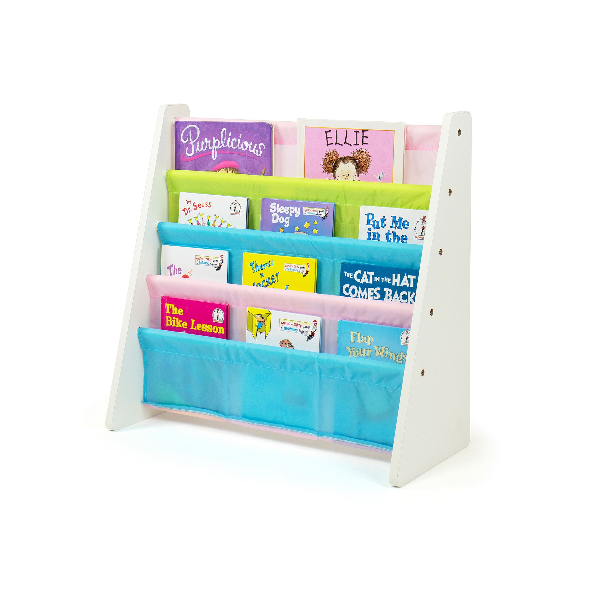 Humble Crew Kids Wood Book Rack, White