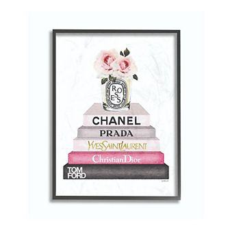 Stupell Home Decor Book Fashion Framed Wall Art