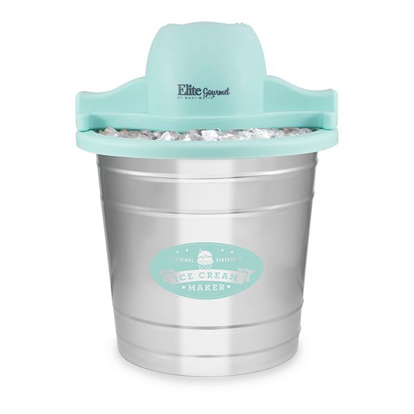 Elite Gourmet 4-qt. Old-Fashioned Electric Ice Cream Maker