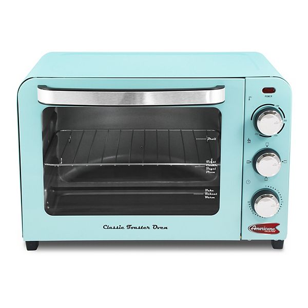 Americana by Elite 8-Slice Vintage Diner Countertop Toaster Oven