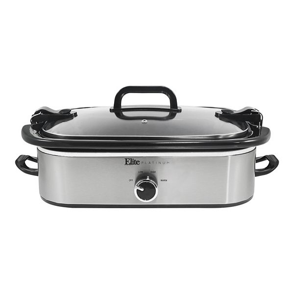 Casserole Crock 3.5 Qt. Charcoal Slow Cooker with Locking Lid – Arborb
