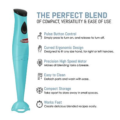 Americana Hand Blender with Detachable Wand