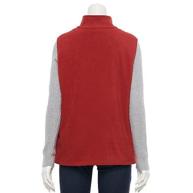 Women's Croft & Barrow® Fleece Vest 
