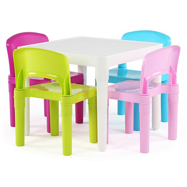 Humble Crew Plastic Table & 4 Chairs Set