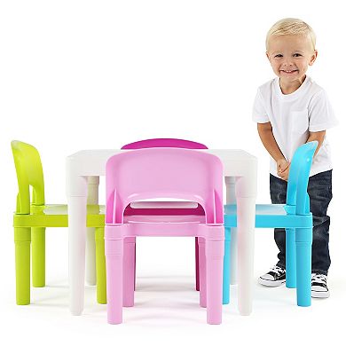 Humble Crew Plastic Table & 4 Chairs Set