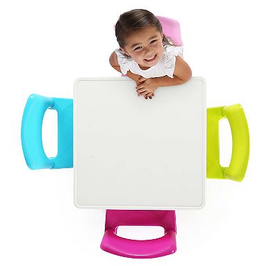 Humble Crew Plastic Table & 4 Chairs Set