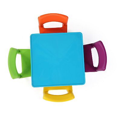 Humble Crew Plastic Table & 4 Chairs Set