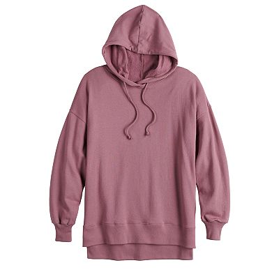 Juniors' SO® Tunic Hoodie with Side Slits