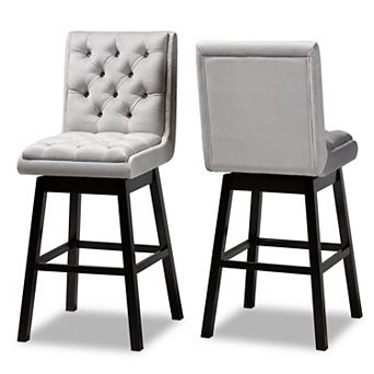 Baxton Studio Gregory Bar Stool 2 pc Set